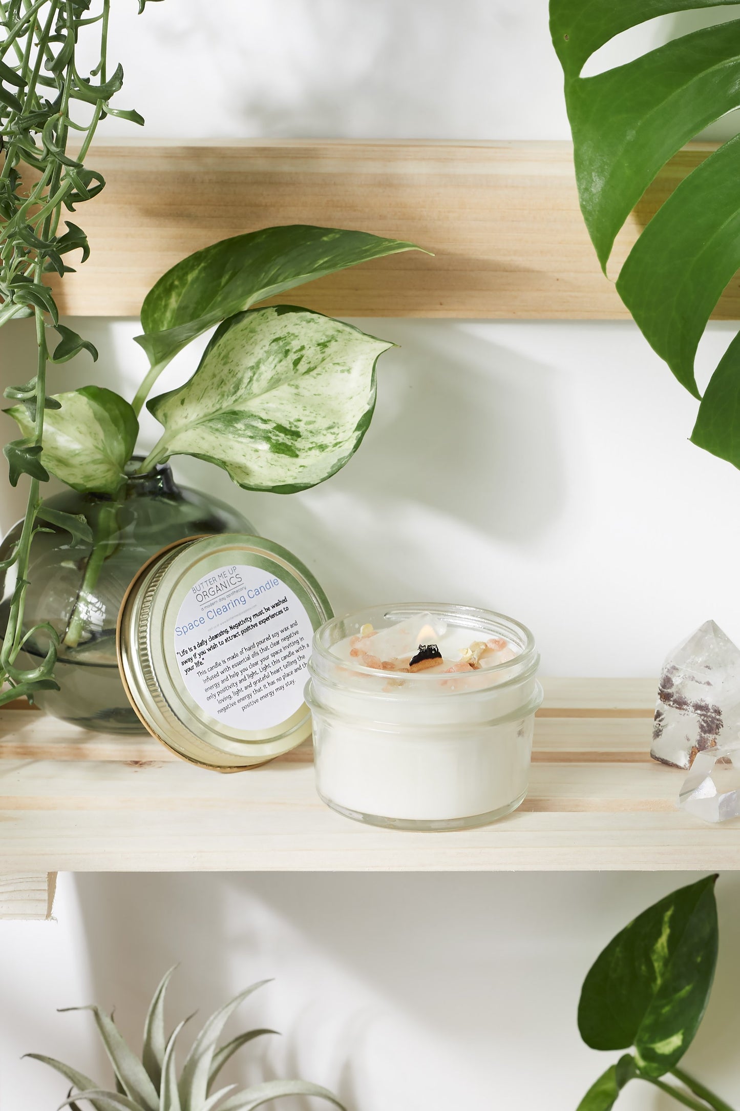 Bougie d’Intention “Space Clearing” – Purification & Renouvellement Énergétique